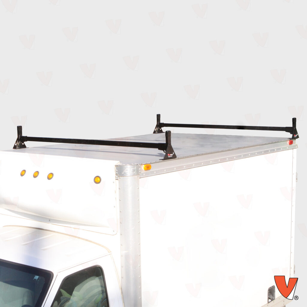 Vantech H1 Box Truck Steel Rack System - Top Mount