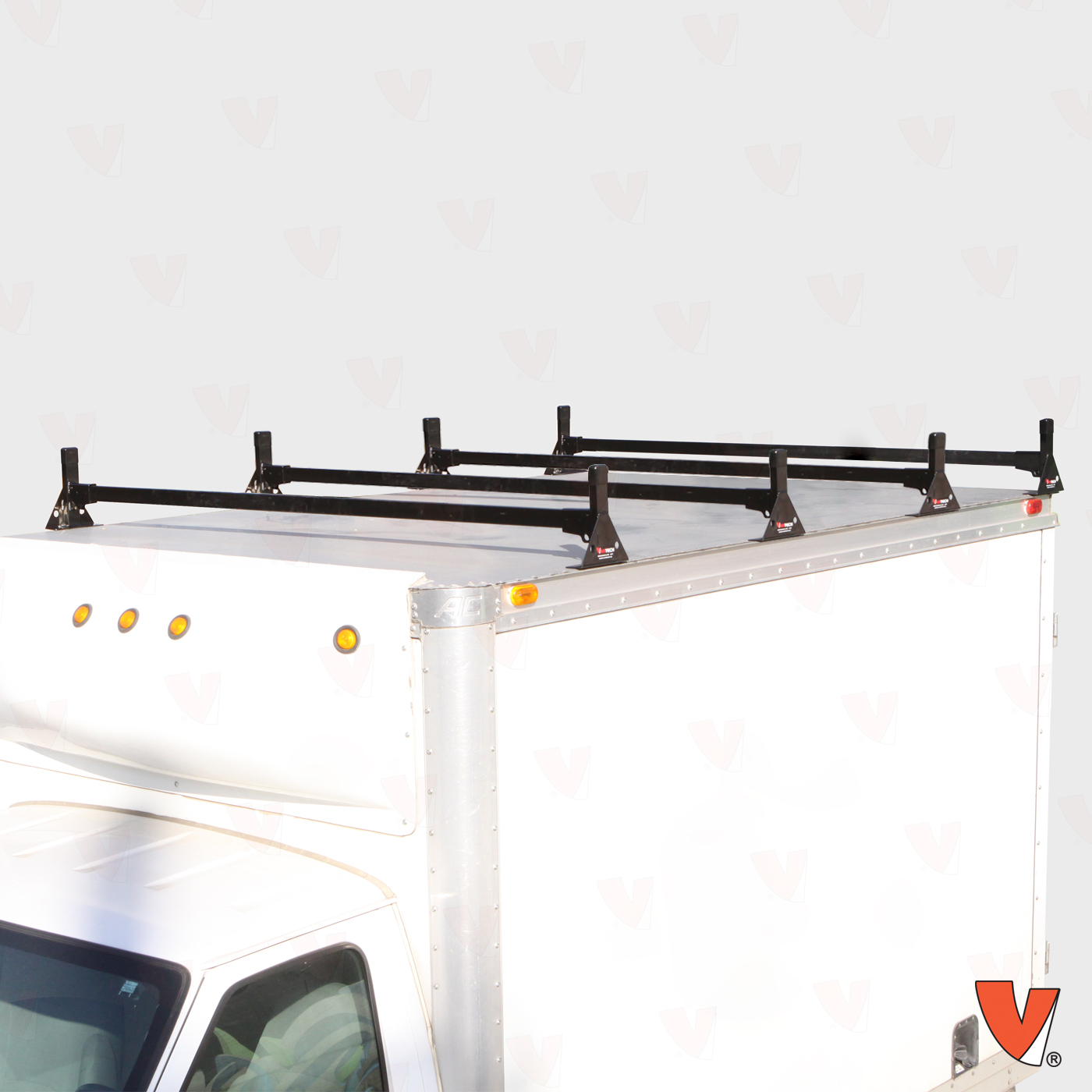 Vantech H1 Box Truck Aluminum Rack System - Top Mount - Image 9