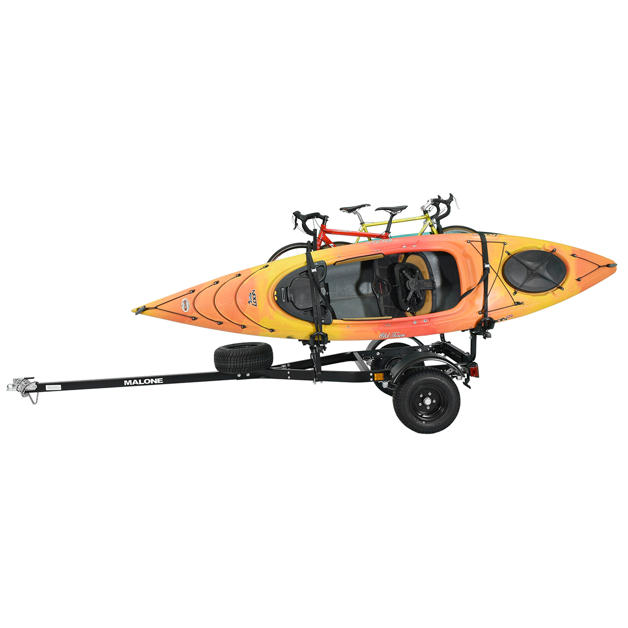 Malone MicroSport Off-Road 2 Kayak/2 Bike Trailer Package - Image 9