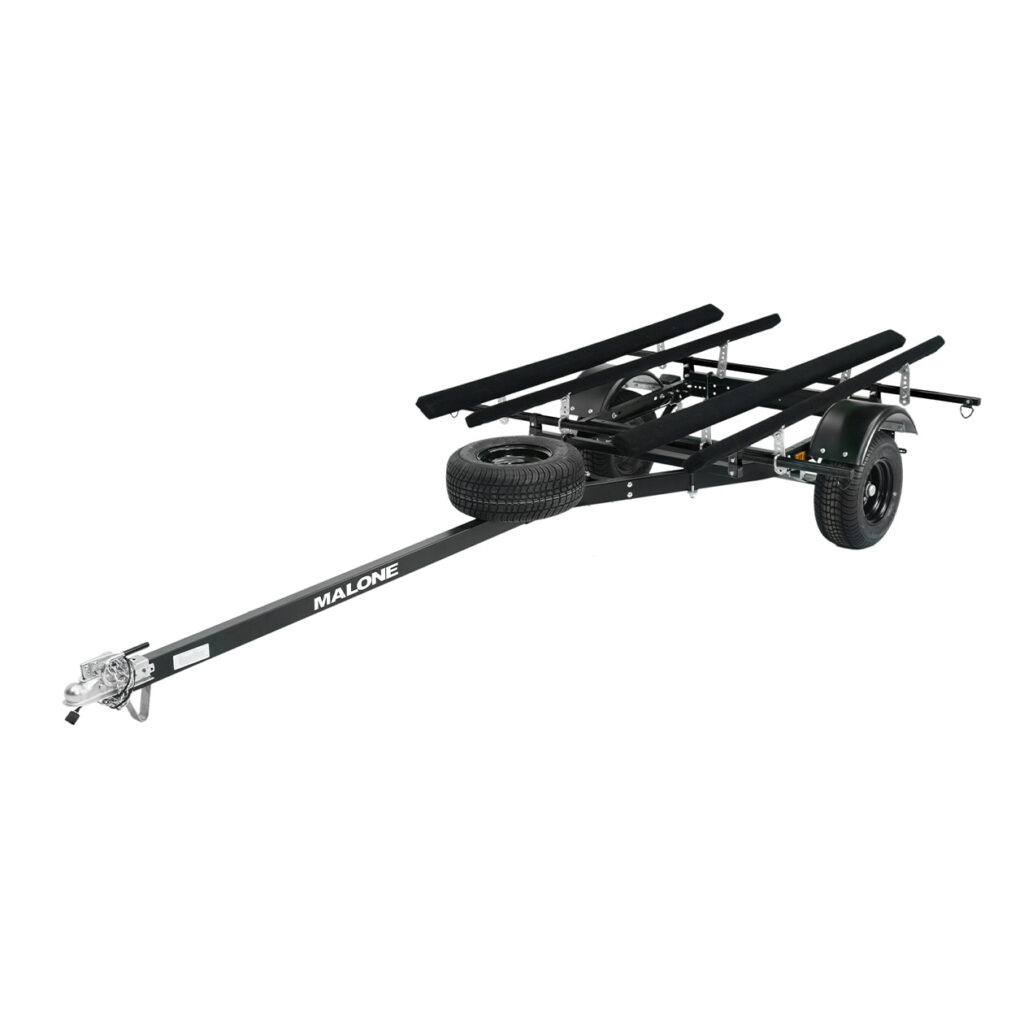 Malone MicroSport Off-Road LowBed 2 Kayak Trailer Package