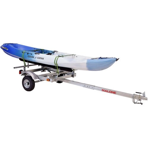 Malone EcoLight Single Kayak Trailer and 1 Set of Kayak Bunks