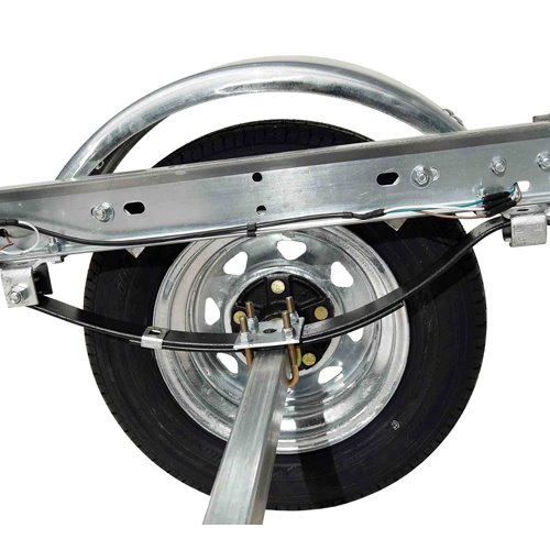 Malone MicroSport Trailer, Spare Tire, 2 SaddleUp Pro Racks - Image 11