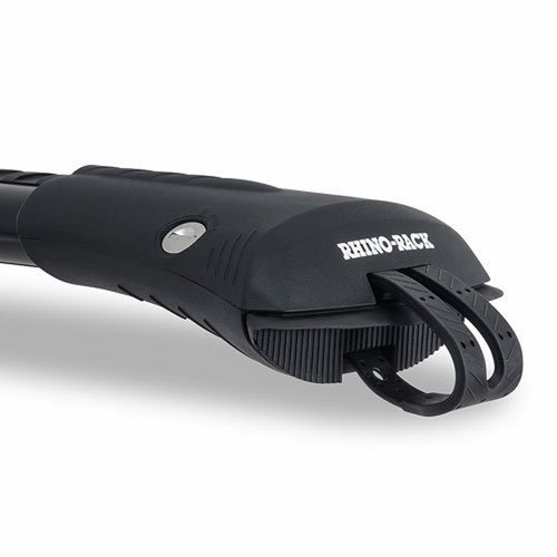 Rhino-Rack Vortex StealthBar Raised Railing Black Car Roof Rack