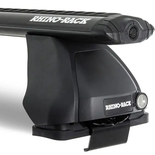 Rhino-Rack Sportz 2500 Black Car Roof Rack System for Naked Roofs