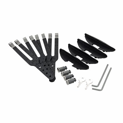 Rhino-Rack Vortex StealthBar Raised Railing Black Car Roof Rack - Image 6