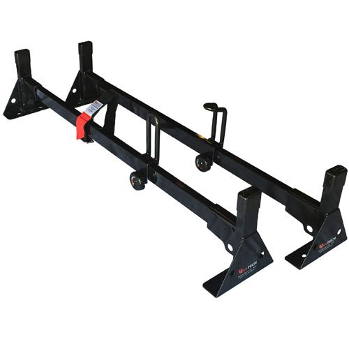 Vantech H1 Truck Cap Rack - 42" 2 Bar Steel Ladder Rack H1090