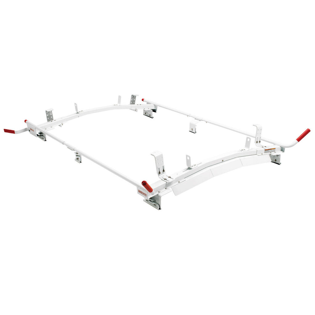 WeatherGuard 234-3-01 Quick Clamp Aluminum Full-Size Van Gutter Rack